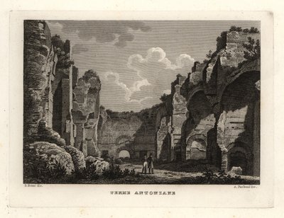 Caracalla Hamamlarının kalıntılarının görünümü, Terme Antoniane, Roma by Unbekannt