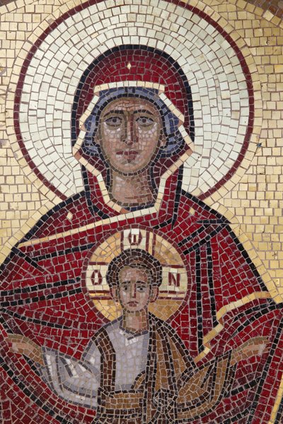 Bakire ve çocuk mozaiği, 20150511, Kıbrıs by Unbekannt