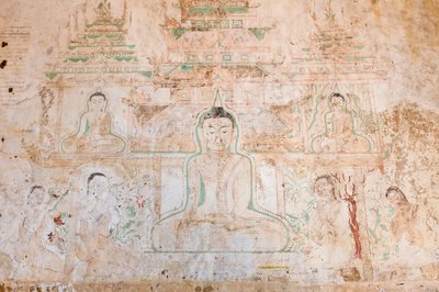 Duvar resmi, Sulamani Pahto, Bagan (fotoğraf) by Unbekannter Künstler