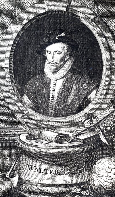 Walter Raleigh. by Unbekannt