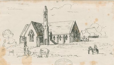 Walton-on-the-Hill Kilisesi [Yeni]: litografi, nd [c 1840] by Unbekannt