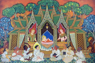 Wat Ananda Metyarama Tay Budist Tapınağı. Siddhartha Gautama