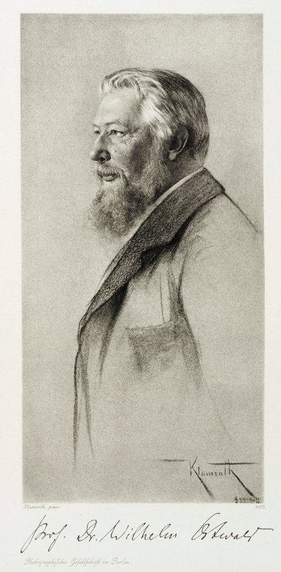 Wilhelm Ostwald, Letonyalı kimyager, c 1910 by Unbekannt