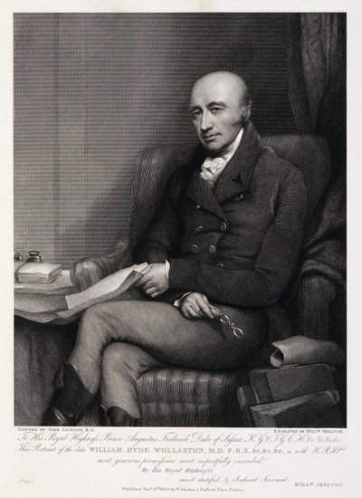 William Hyde Wollaston, İngiliz kimyager ve metalürjist, c 1810