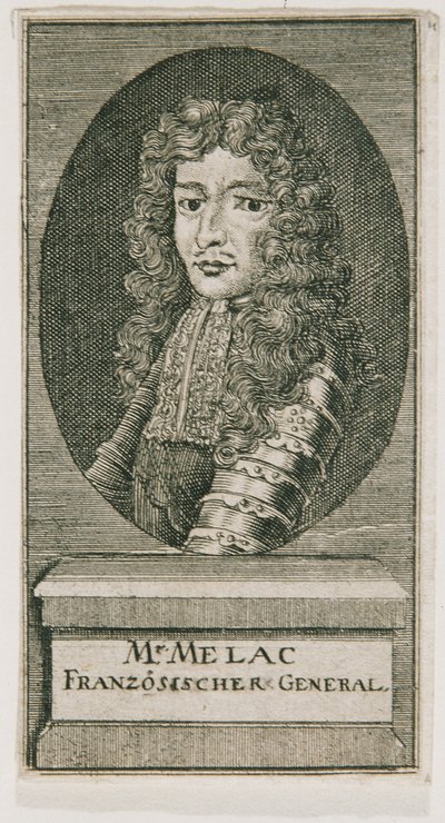 General Ezekiel du Mas Comte de Mélac by Unbekannter Stecher