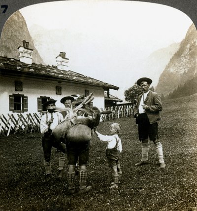 Bavyera Dağcılar, Almanya. by Underwood and Underwood