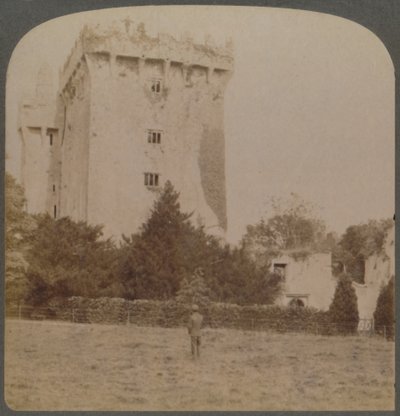Blarney Kalesi, İrlandalı zekanın tapınağı - Cork yakınlarında, İrlanda, 1901. by Underwood and Underwood