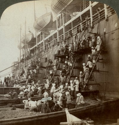 Pasifik postası SS Sibirya, Nagasaki, Japonya