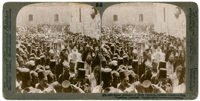 Yunan Patriğinin Paskalya alayı, Kutsal Kabir Kilisesi