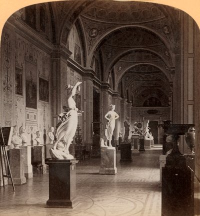 Modern Heykel Galerisi, İnziva Yeri, St. Petersburg, Rusya, 1898. by Underwood and Underwood