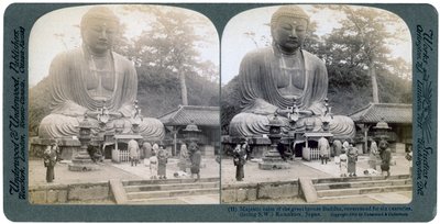 Büyük bronz Buda, Kamakura, Japonya, 1904 by Underwood and Underwood