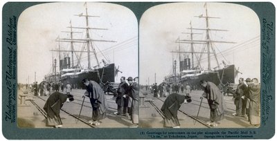 Pacific Mail SS China, Yokohama, Japonya, 1904