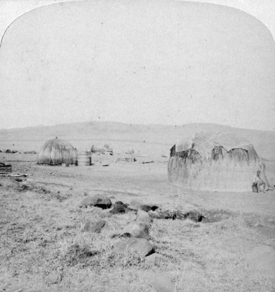 Krantz Kloof, Natal, Güney Afrika, 2. Boer Savaşı, 1901 by Underwood and Underwood