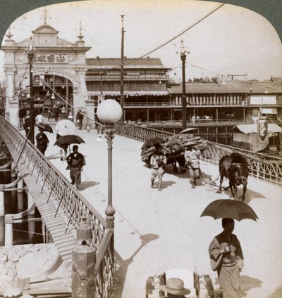 ぉ Okin ing West ayrıca çocuk köprüsü, Ito, Japonya, 1904