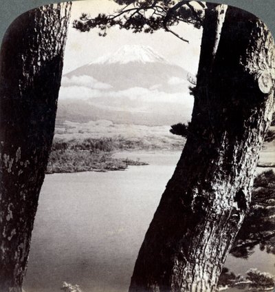 Fuji Dağı, kuzeybatıdan, Motosu Gölü