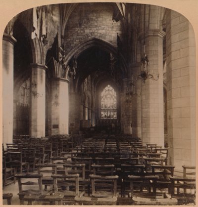 Giles Katedrali, Edinburgh, İskoçya, 1896. by Underwood and Underwood