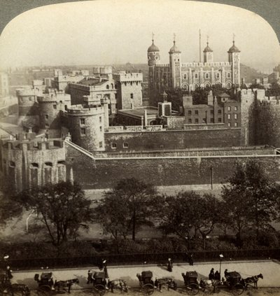 Londra Kulesi, 19. yüzyılın sonlarında. by Underwood and Underwood