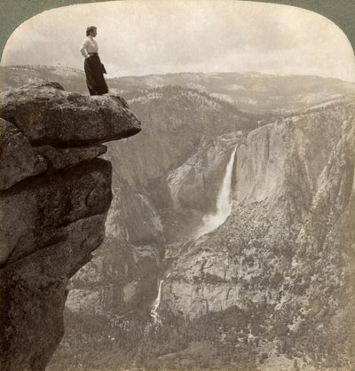 Buzul Noktasından görünüm, Yosemite Vadisi, Kaliforniya, ABD, 1902. by Underwood and Underwood