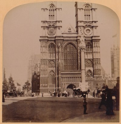 Westminster Abbey, Londra, İngiltere, 1896. by Underwood and Underwood