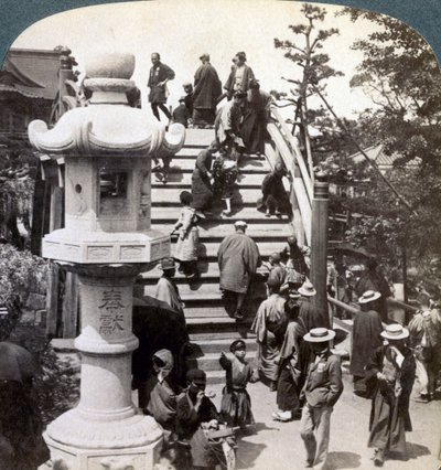İbadet edenler, kuzeye, Tokyo, Japonya