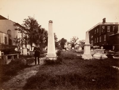 (Yerinden Edilen Anıtlar, Birinci Presbiteryen Kilisesi, Charleston, Güney Carolina, Deprem Sonrası) by Unidentified