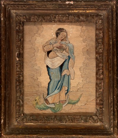 Kumaş Madonna kolajı by Unidentified