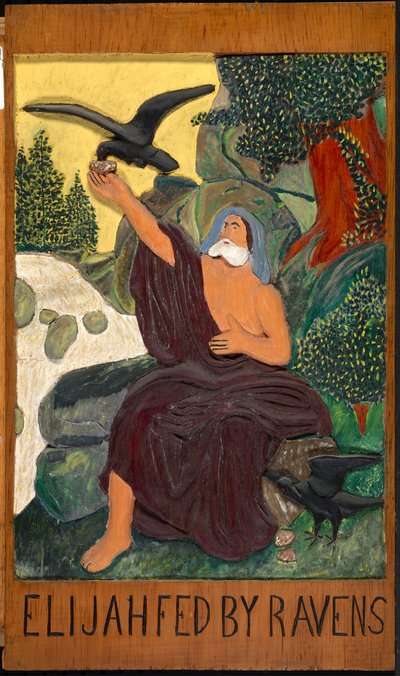 ELIJAH KUZGUNLAR TARAFINDAN BESLENDİ by Unidentified