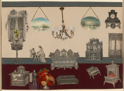 İsimsiz (Viktorya Dönemi Kolajı) by Unidentified