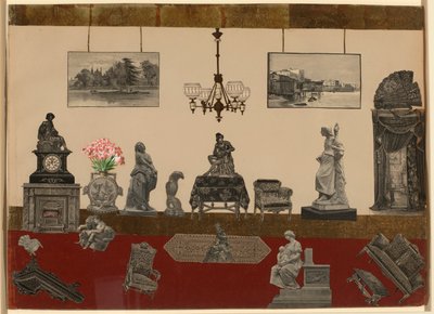 İsimsiz (Viktorya Dönemi Kolajı) by Unidentified