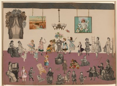 İsimsiz (Viktorya Dönemi Kolajı) by Unidentified