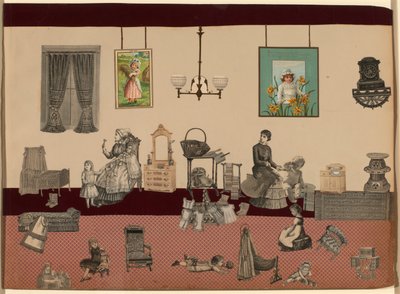 İsimsiz (Viktorya Dönemi Kolajı) by Unidentified