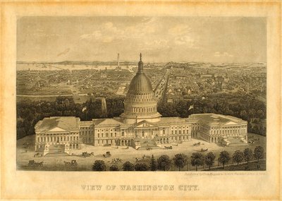 Washington Şehri Manzarası by Unidentified
