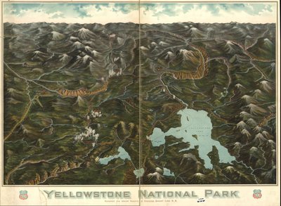 Ulusal Park Sergisi, 1972. Kongre Kütüphanesi Web sitesinde raster görüntü olarak da mevcuttur. 2 kopya by Union Pacific Railroad Company