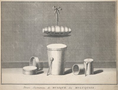 Muhtelif Moluccan Müzik Aletleri by Unknown