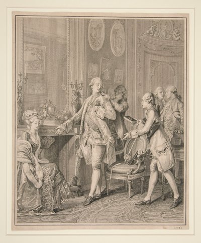 Salon Sahnesi (Törene Hazırlık) by Unknown