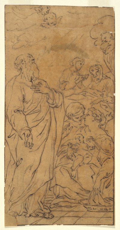 Kutsal Aile ve Aziz (Bakirenin Doğuşu), Roma