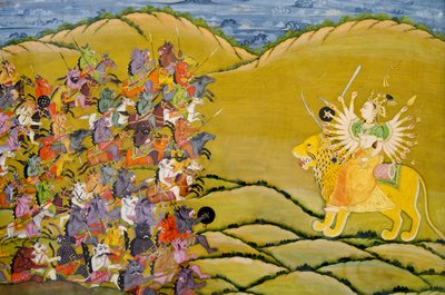 Marwar tablosu: Şeytanlar tanrıça Durga