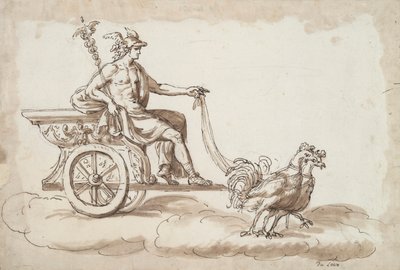 Horozların Çektiği Arabadaki Merkür by Unknown