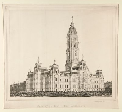 Yeni Belediye Binası, Philadelphia by Unknown