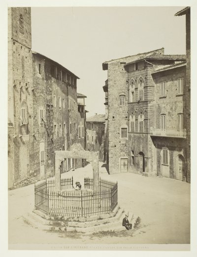 Sarnıcın San Gimignano, Piazza Cavour cis