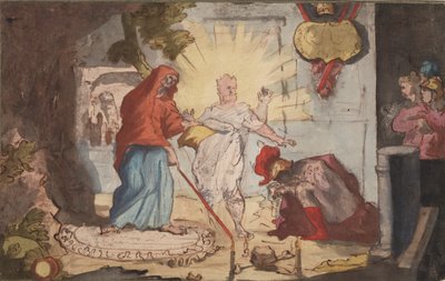 Saul ve Endor Cadısı by Unknown