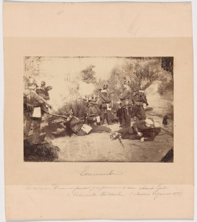 Bir Prusya Keşif Birliği ile Faidherbe