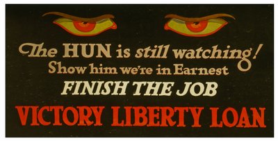 Hun hala izliyor! Ona ciddi olduğunu gösterin - Victory Liberty Loan.rnc.1917 işini bitirin by Unknown