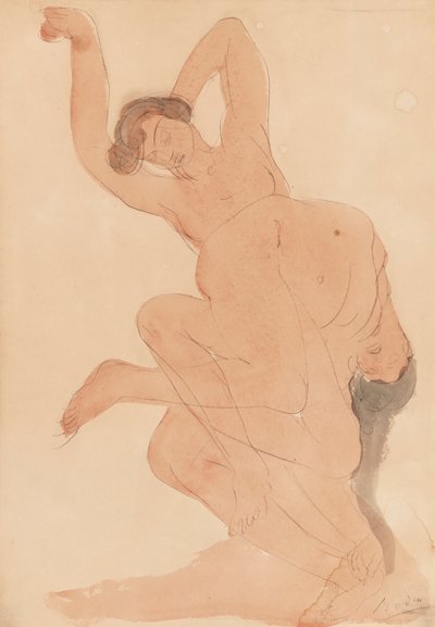 İki Çıplak, Dolaşmış by Unknown