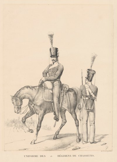 Şairler ve Alayların Üniforması (Süvari Üniformaları) by Unknown