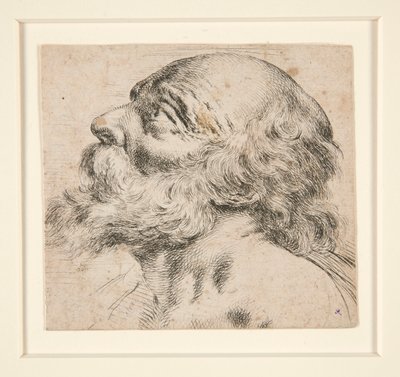 İsimsiz (sakallı adam, sağa bakıyor) by Unknown