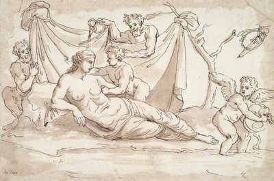 Venüs ve Amoretti ve İki Satir by Unknown