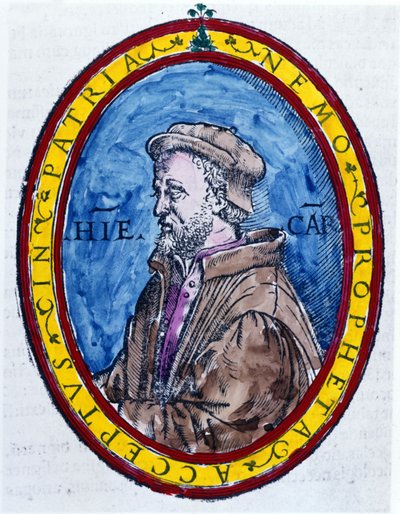 (Cardanus Hieronymus) Jerome Cardan, İtalyanca Gerolamo Cardano, İtalyan doktor, matematikçi, filozof ve astrolog (Pavia) by Unknown artist