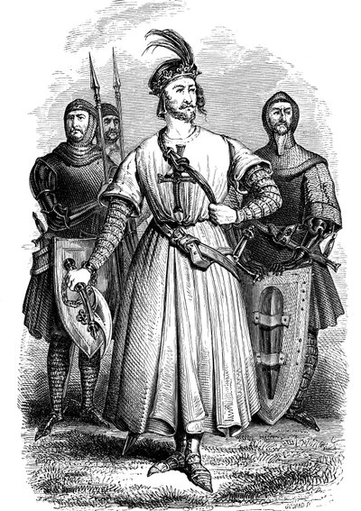 1157-1199, İngiltere'nin ilk Richard'ı "Richard Lion's Heart" İngiltere Kralı ve Normandiya Dükü by Unknown artist
