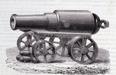Bir Blakely tüfeği - Londra Fuarı